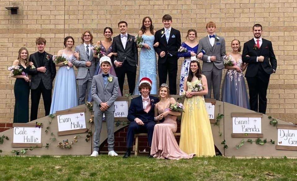 Westby High School Class of 2022 prom court